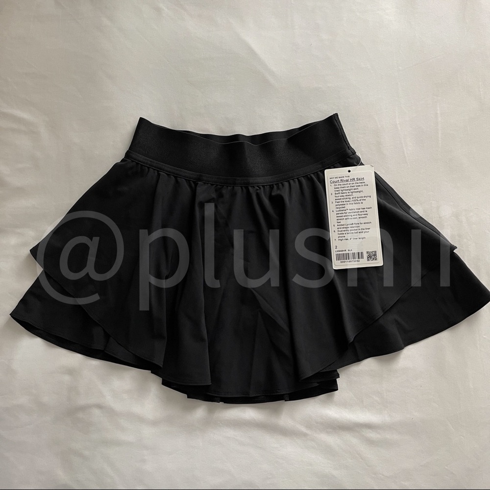 NWT Lululemon *Regular* Court Rival HR Skirt Size 0 & Size 2 - Picture 4 of 8